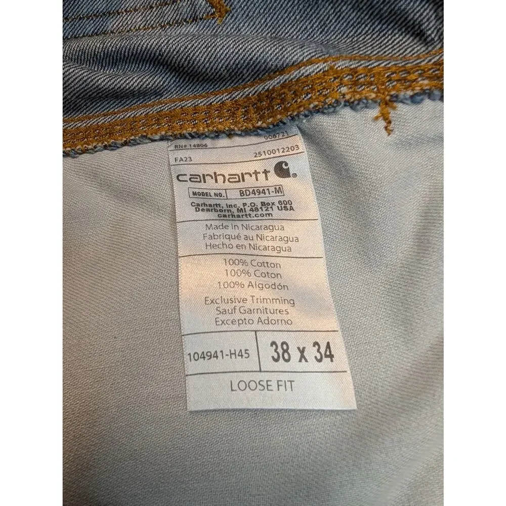Men's Carhartt Loose Fit Utility Jean (New) - 38/34